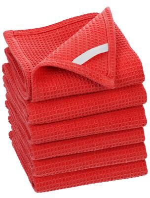 Fabstyles Broadway Waffle Cotton Kitchen Towels - 18x28