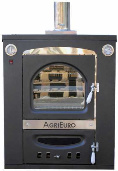 AgriEuro Premium AgriEuro Medius Plus 100 Inc - Einbau-Holzbackofen - Umluftbackofen
