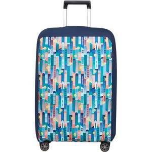 Samsonite Kofferschutzhülle TA Revolution, bis 69 cm, city print, mit Reiß- und Klettverschluss