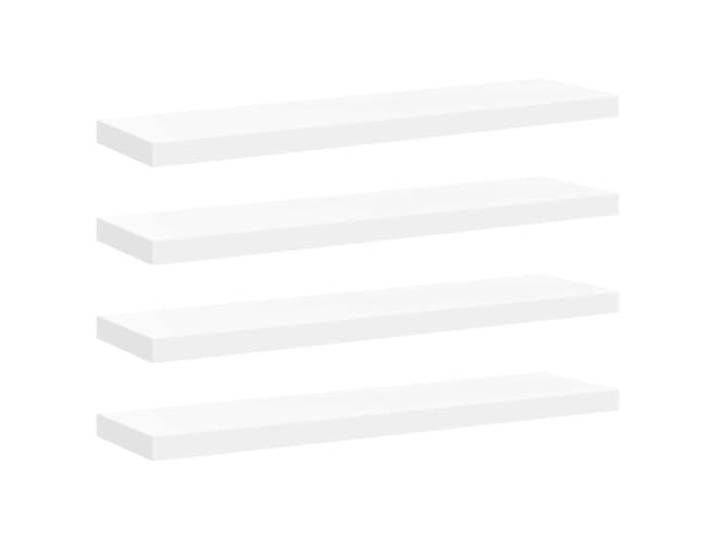 HAQWRDQSG Schweberegal 4er Set Weiss 90x23.5x3.8cm MDF Wandboard Vielseitiges 4er Wandboard-Set in Waben-MDF Struktur für Wohnzimmer, Schlafzimmer und Flur mit unsichtbarer Halterung.