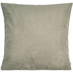 KISSENHÜLLE FarbTon Chenille-Haptik greig-taupe 50/50 cm