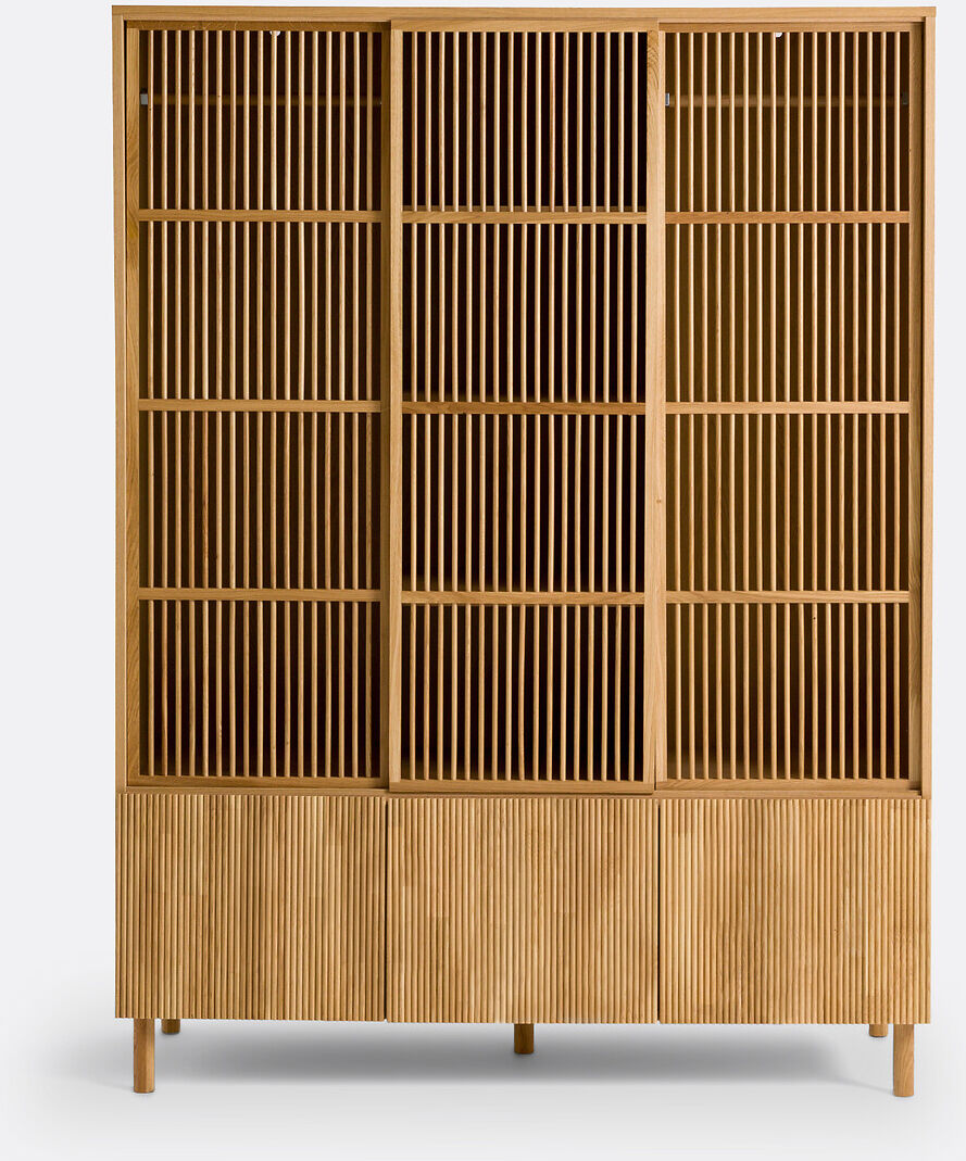 LA REDOUTE INTERIEURS Armoire en chêne et plaqué 6 portes, Bilbao