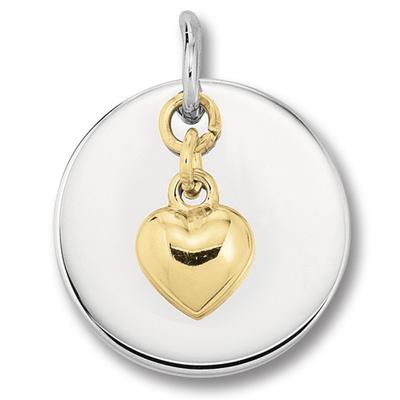 Herzkette ONE ELEMENT "Halskette - Herzkette mit Gravurplatte mit Herz Anhänger aus 925", silber, Halsketten, Damen, Silber 925 (Sterlingsilber), Herzkette, Herz mit Bedeutung – eine feine Geschenkidee für viele Anlässe