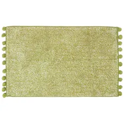 BADEMATTE Pompons 50/80 cm, Baumwolle