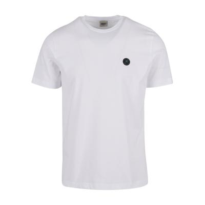 T-Shirt 883POLICE "883 Police RHODRI T-SHIRTS", Herren, Gr. M, weiß, 100% Baumwolle, bedruckt, normal, Rundhals, Shirts T-Shirt