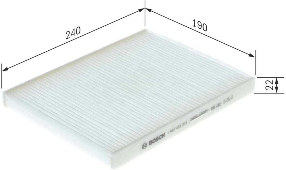 Bosch Filtro cabina 1 987 432 215