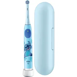 ORAL-B iO Kids 6+ Disney Stitch Elektrische Kinder-Zahnbürste Blau, Reinigungstechnologie: Mikrovibrationen