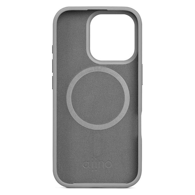 Aiino Allure Hülle für iPhone 16 Pro Max, grau / Schutzhülle / Magnetbefestigung (Apple iPhone 16 Pro Max) (AIAL6724P-GY)