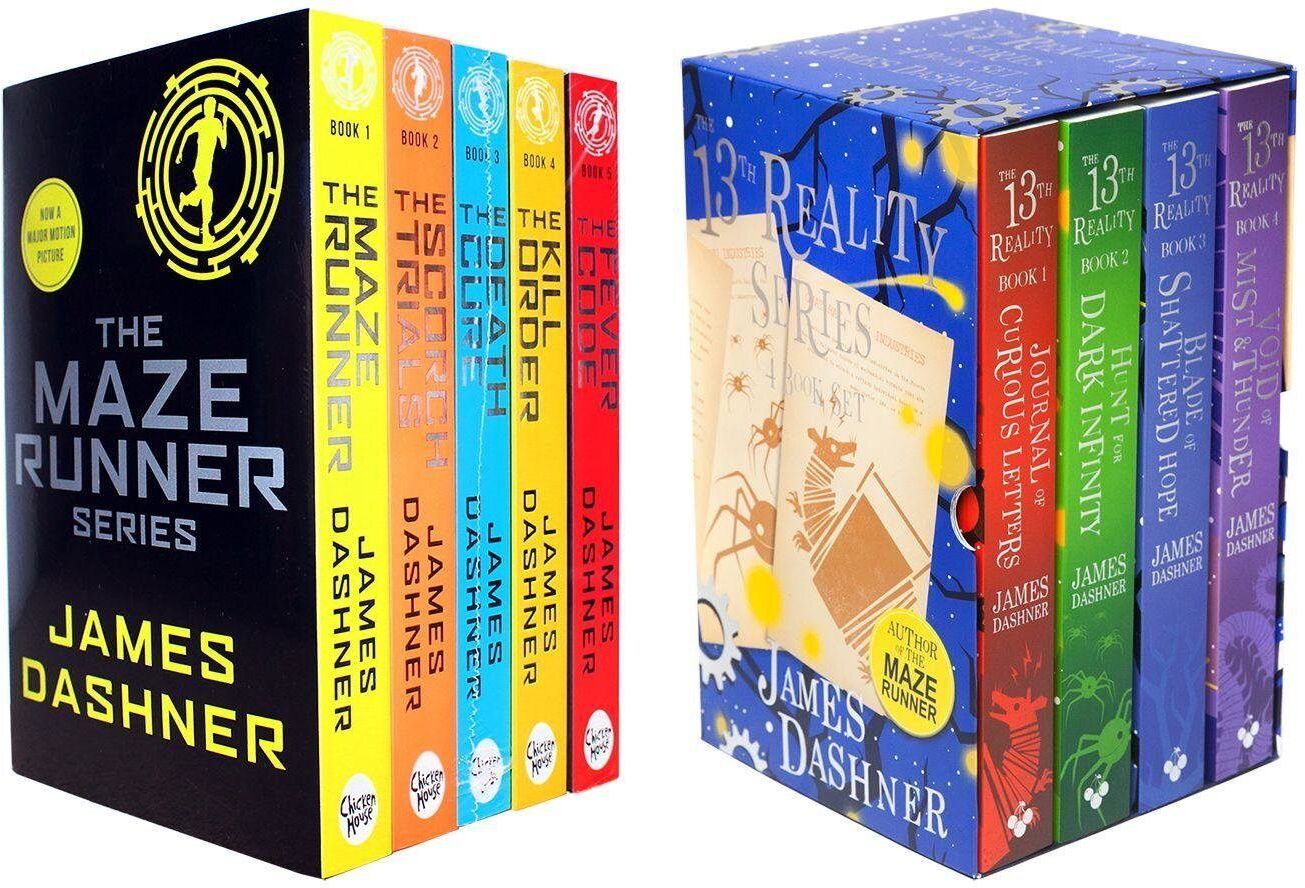 Maze Runner and 13th Reality 9 Books Box Collection Set By James Dashner - Ages 9-14 - Paperback Chicken House Ltd/Sweet Cherry Publishing