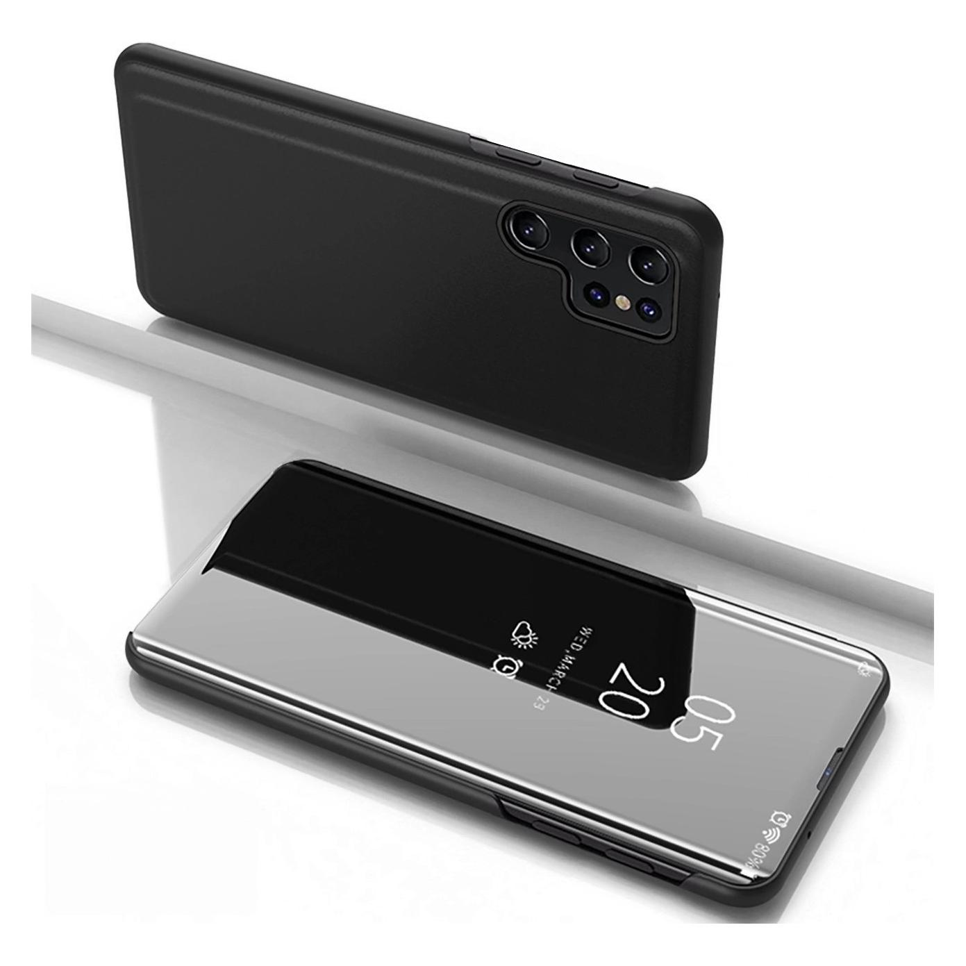 Hurtel Clear View Case Hülle für Samsung Galaxy S25 Ultra Hülle mit Klappe - Schwarz (Samsung Galaxy S25 Ultra) (CLEAR VIEW SAMSUNG GALAXY S25 ULTRA BLACK)