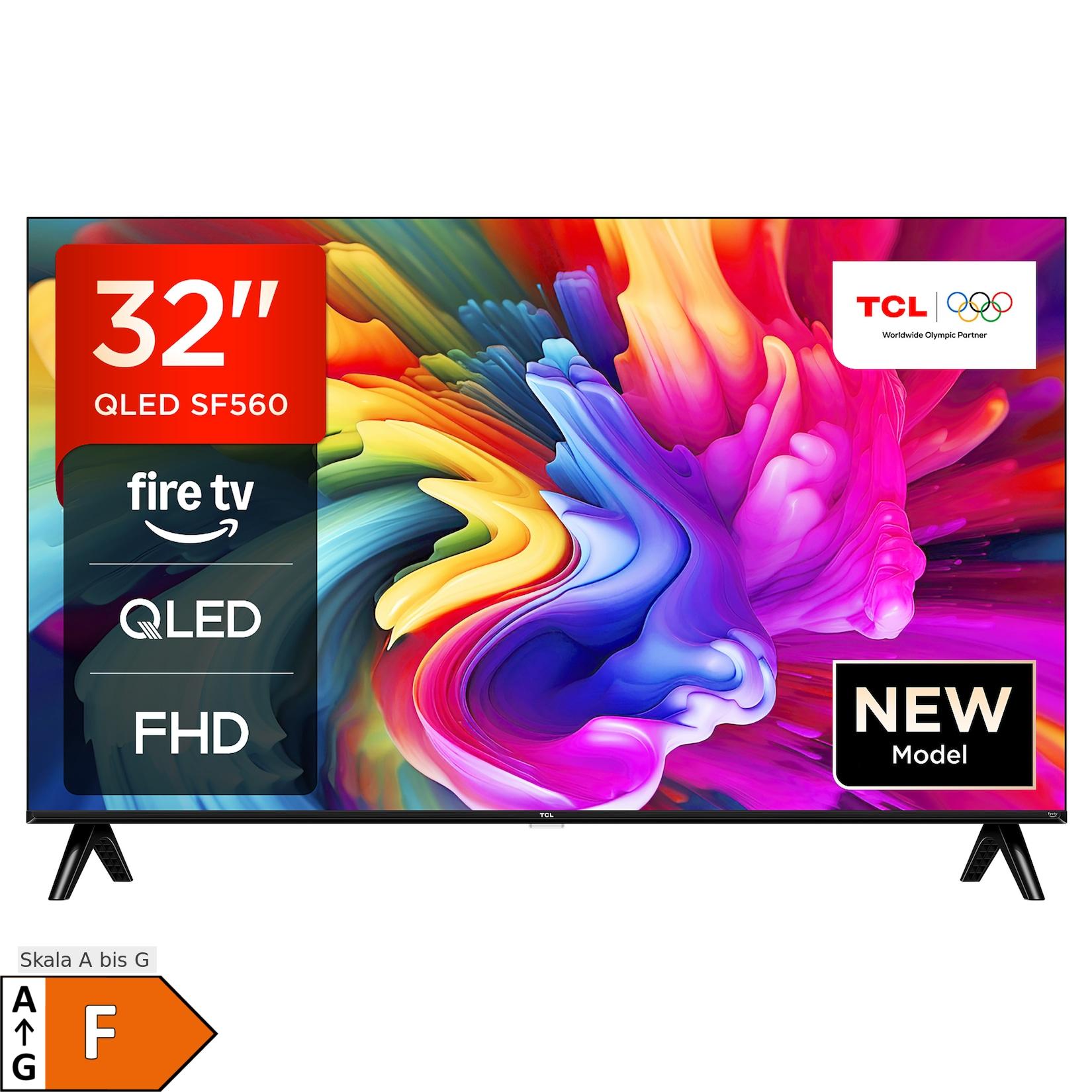 TCL 32SF560 QLED Fernseher 32 Zoll Fire TV Full HD Smart TV HDR Fernseher Alexa Triple-Tuner (2026)