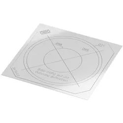 OBO 2003850 Dichtfolie für Hohlwanddose Ø68mm transparent ZH 68-DF  - 10 Stück