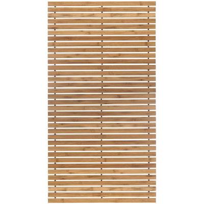 Badematte KLEINE WOLKE "Level Holzmatte, Badvorleger" Gr. 3, beige (natur), H:8mm, Bambus, Badematten, Badematte, 100% Bambus