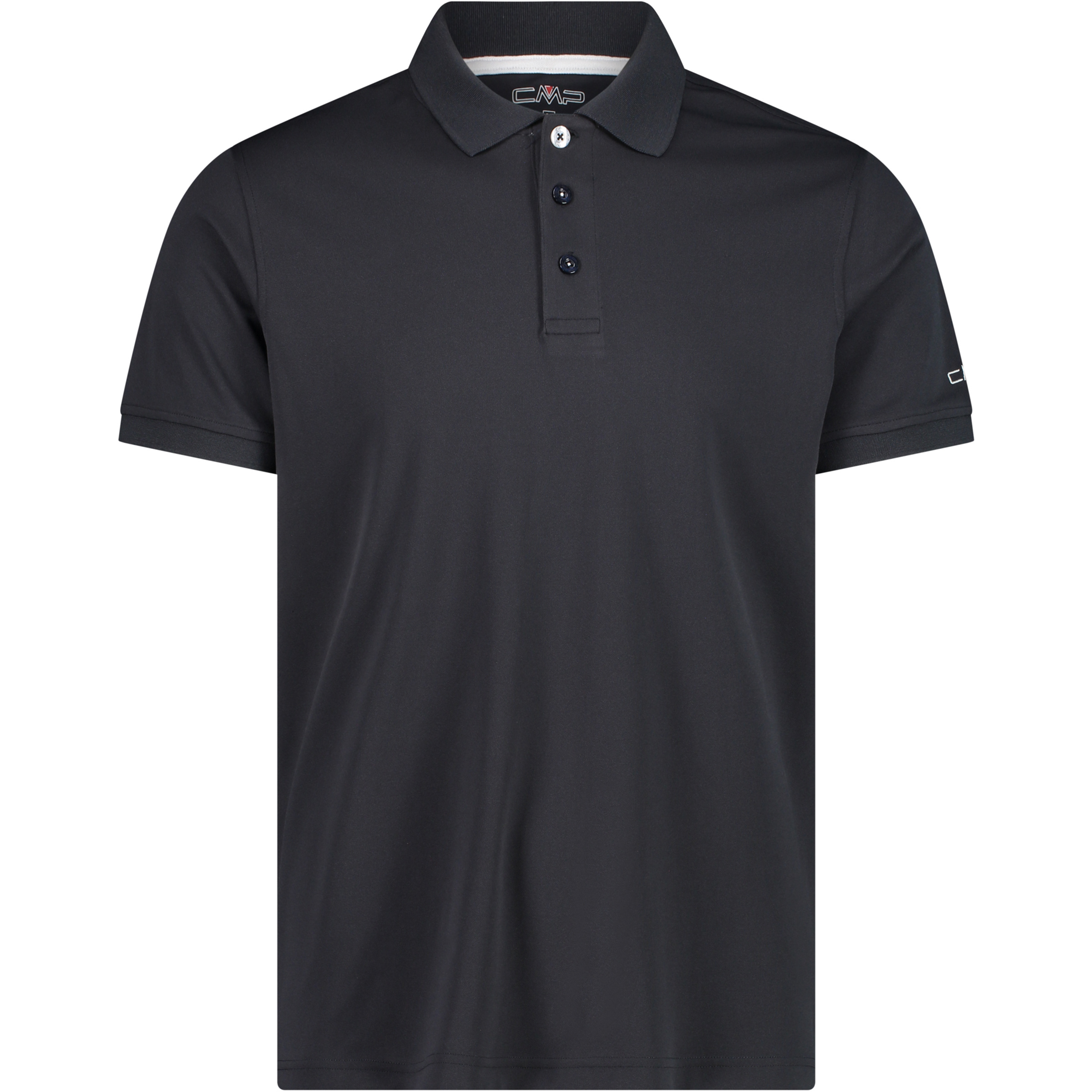 CMP Polo Herren T-Shirts schwarz Größe 4XL Lifestyle Atmungsaktiv