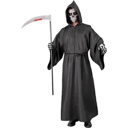 Widmann Sensemann Herrenkostüm Robe mit Kapuze, Gürtel (M, S)