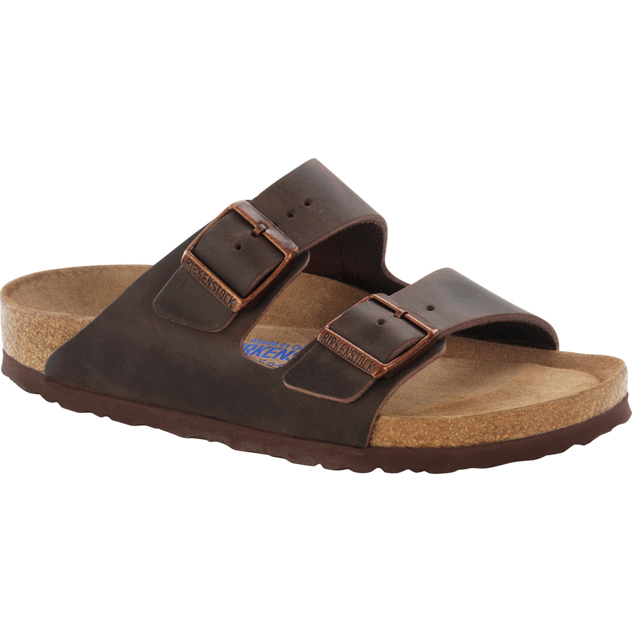 Birkenstock Arizona Soft Footbed Oiled Leather Narrow Sandale Sandalen braun Größe 36 Lifestyle