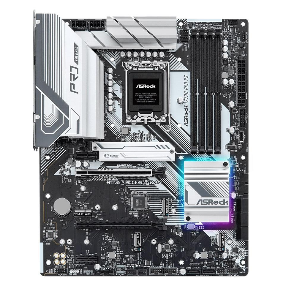 AsRock Z790 Pro RS (LGA 1700, Intel Z790, ATX) (90-MXBK40-A0UAYZ)