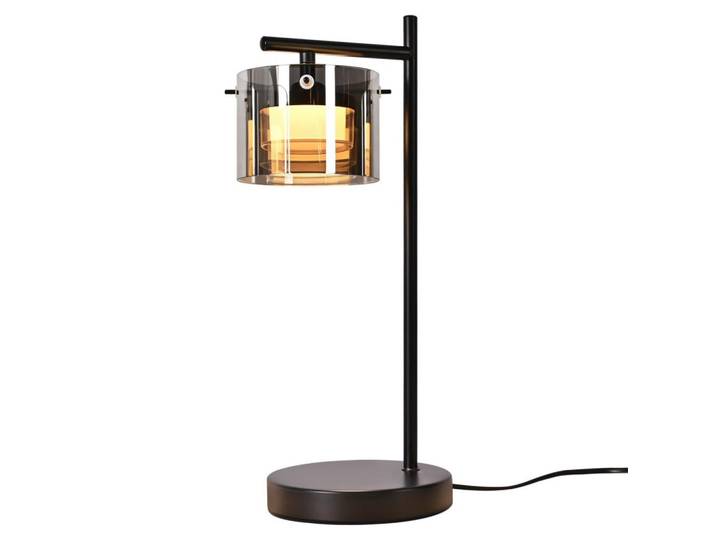 ZMH LED Tischlampe Ulenkir 18/12/40 cm, Schwarz, Metall, Glas, Mode, LED integrated, 12x40x18 cm, Lampen & Leuchten, LED Beleuchtung, LED-Tischlampen