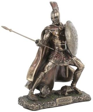 Unicorn Studio 5.31 in H Hector Prince of Troy Figurine Poly Resin