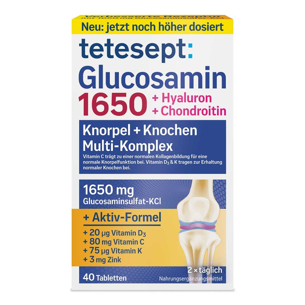 Merz Consumer Care GmbH Tetesept Glucosamin 1650 Filmtabletten 19402474