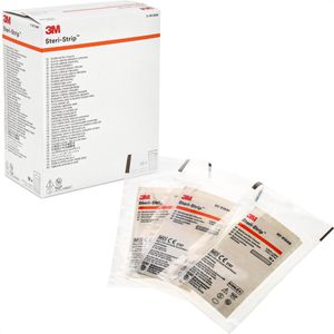 3M Wundnahtstreifen Steri-Strip R1546 steril, 500 Streifen, sensitiv, atmungsaktiv, 6 x 100mm
