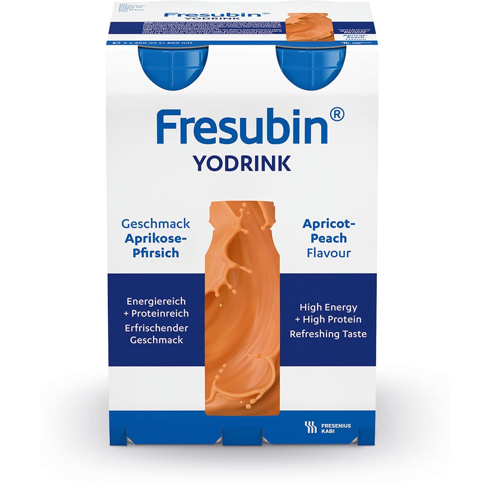 Fresubin YoDrink Aprikose-Pfirsich 4x200 ml Flüssigkeit