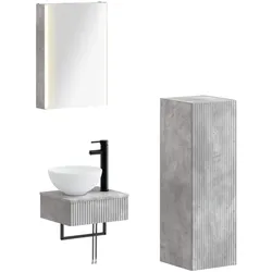 vidaXL, Badezimmerschrank, Badezimmerschrank