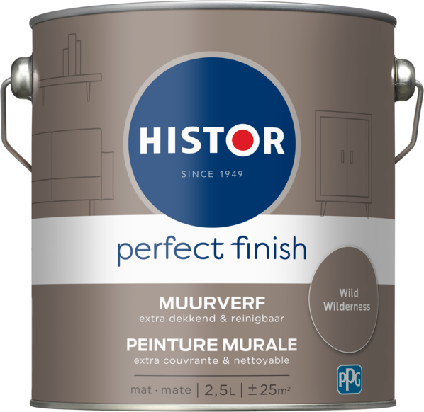 Histor Perfect Finish Muurverf Mat - Wild Wilderness - 2,5 liter
