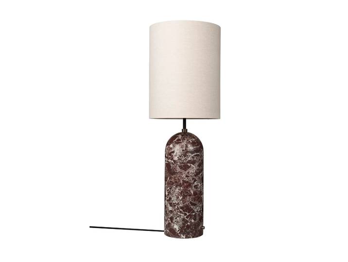 GUBI Gravity XL Stehleuchte Maroon marble-canvas