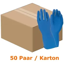 Vileda Multipurpose -Der Feine- blau 50 Paar Größe L Latex-Arbeitshandschuhe 50 Paar Der Feine Gr. 8 - 8,5