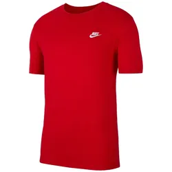NIKE Sportswear Freizeit T-Shirt Herren 657 - university red/white XXL