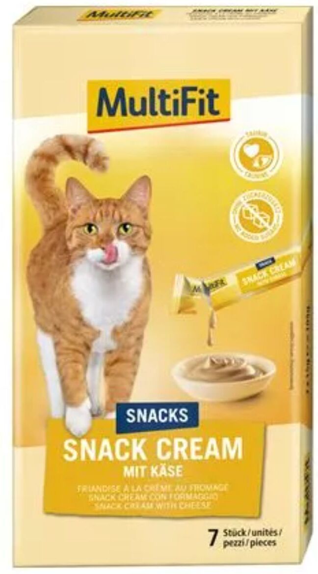 MultiFit Snack Cat Cream 7x15G FORMAGGIO