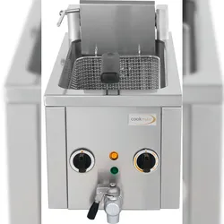 Elektro-Fritteuse 8 l mit Ablasshahn, 400V