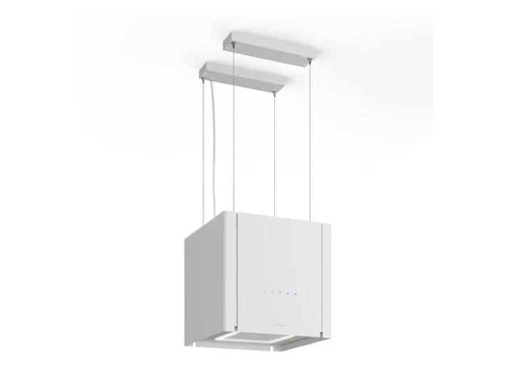 Klarstein Velaire Dunstabzugshaube Deckenhaube 40 cm - A++ Energieklasse, 601 m³/h Luftstrom, Touch-Bedienung, LED, Liftfunktion, Leise, Abzugshaube, Weiß