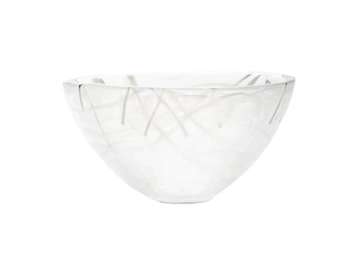 Kosta Boda Bol Contrast 230 mm Blanc-blanc