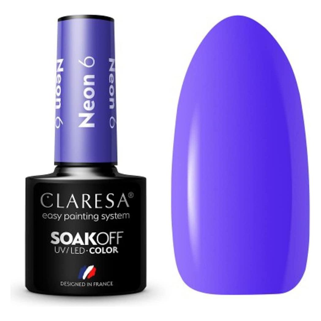Claresa Neon UV-Nagellack 5ml - 6er-Pack (UV-Gel Lack) (47628687)