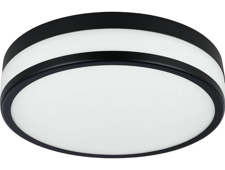Eglo 900846 LED PALERMO LED Applique/plafonnier 3x5\,7W Ø300mm Noir Blanc Blanc Chaud IP44