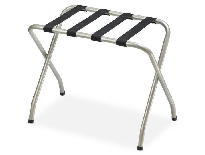 Idimex Kofferständer Luggage champagne, Champagner, Metall, Mode, 67x54x40 cm, Schlafzimmer, Herrendiener