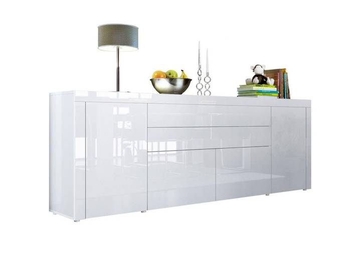 SIDEBOARD La Paz Weiß Hochglanz / Weiß Hochglanz