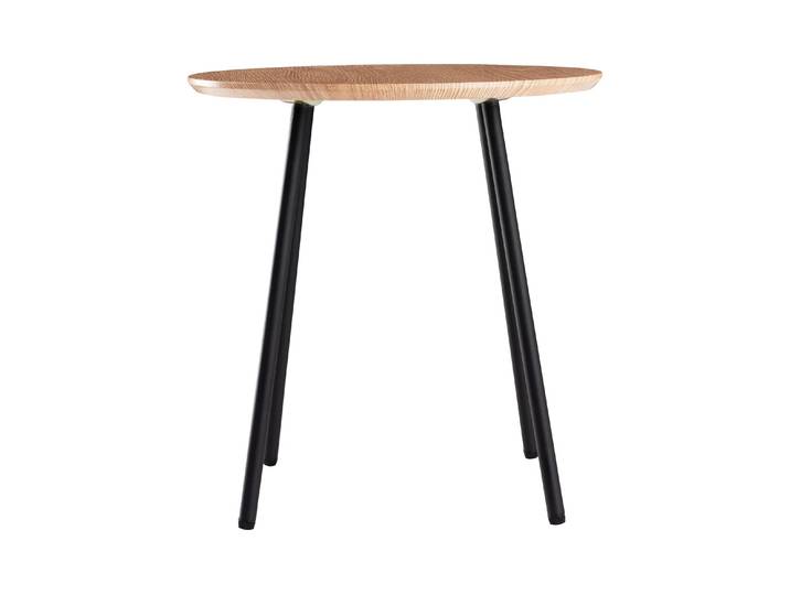 Beistelltisch SCHOU Ø 40 cm Braun/ , braun (braun, schwarz), B:40cm H:40cm T:40cm, Tische, Beistelltisch