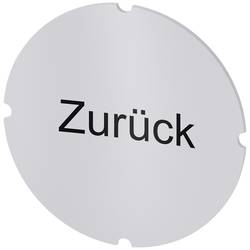 Siemens 3SU1900-0AB71-0AG0 3SU19000AB710AG0 Einlegeschild rund Zurück Schwarz 10 St.