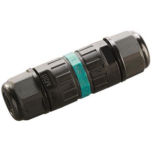 Heitronic Kabelverbinder 501325, IP68 wasserdicht, für 9-12 mm Kabel-Ø, 3-polig