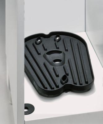 C+P Schuhschale für Spinde, aus Kunststoff, Schwarz