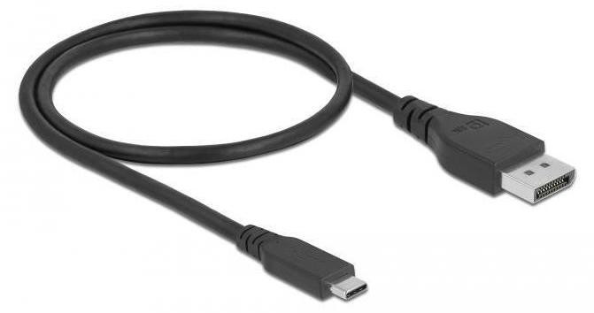 Delock Bidirectionele USB Type-C naar DisplayPort kabel, 8K 60 Hz, 0,5 m