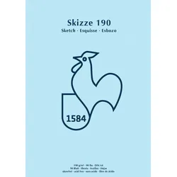 HAHNEMÜHLE Skizzenblock DIN A4, 50 Blatt