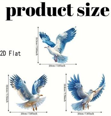 Uplifted Finds Retro Wooden Seagull Wall Set   Coastal Bird Hanging Ornament   Executive Home & Office Maritime Sanctuary Decor a5