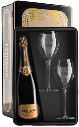 Ferrari Glass Pack Vintage 'Trento Spumante Brut Perlé'