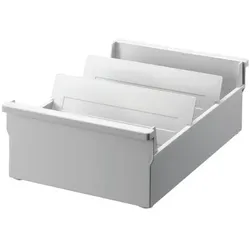 helit Karteitrog A4 quer »the admin H61224« grau, 31.8x21.5x35 cm