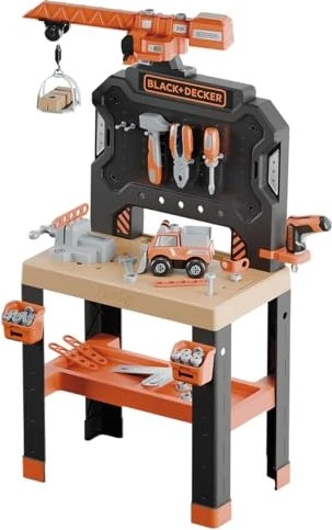 Simba-Dickie Black+Decker Werkbank mit Kran