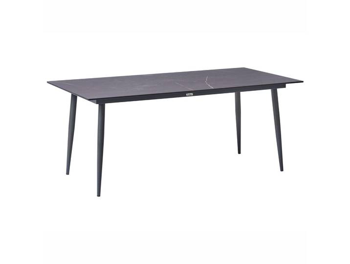 KONFERENZTISCH 90/180 cm Grauer Marmor Tolentino